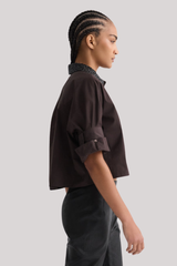 TWP - Next Ex Shirt with Crystal Collar - AFTERDRK