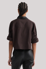 TWP - Next Ex Shirt with Crystal Collar - AFTERDRK