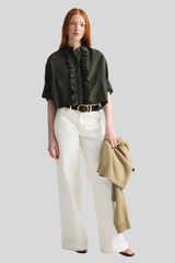 TWP - Next Ex Shirt with Ruffle - ROSIN