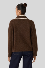 The Great - The Crochet Cardigan - CHOCOBRW