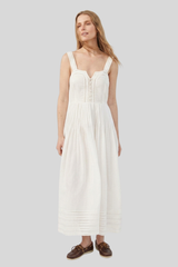 The Great - The Day Break Dress - WHITE