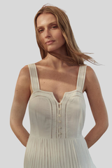 The Great - The Day Break Dress - WHITE