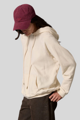 The Great - The Fleece Pullover Hoodie - WASHWHT