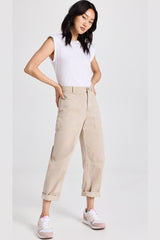 The Great - The Peak Shoulder Tee - TRUWHITE