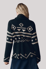 The Great - The Reversible Shepherd Cardigan - NVYCREAM