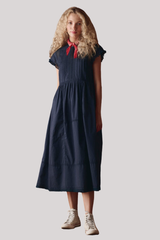 The Great - The Sonnet Dress - NAVY