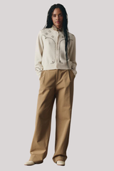The Great - The Studded Cardigan - NATURAL