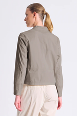 Transit - Stretch Poplin Jacket - TAUPE
