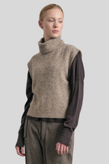Transit - Wool and Alpaca Waistcoat - CLAY
