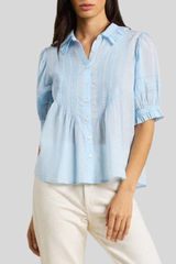 Trovata/Birds of Paradis - Jess Blouse - HYDRANGE