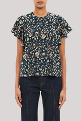 Ulla Johnson - Adoni Short Sleeve Top - MIDGARDN