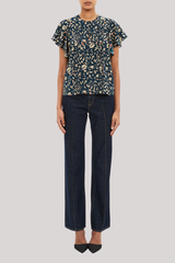 Ulla Johnson - Adoni Short Sleeve Top - MIDGARDN