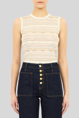 Ulla Johnson - Alisa Knit Top - CONCH