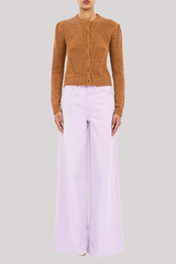 Ulla Johnson - Delphina Long Sleeve Cardigan - UMBER