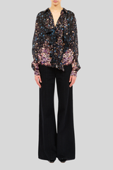 Ulla Johnson - Gesture Long Sleeve Silk Blouse - ECLIPSE