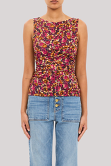 Ulla Johnson - Loulou Sl Jersey Top - ORCHID