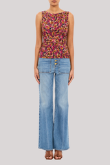 Ulla Johnson - Loulou Sl Jersey Top - ORCHID