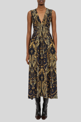 Ulla Johnson - Ursula V-Neck Jersey Dress - TWIPAISL