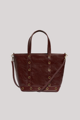 Vanessa Bruno - Leather S Cabas Tote - CHOCOLAT