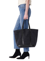 Vanessa Bruno - Linen and Sequins Large Cabas Tote - NOIR