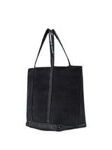 Vanessa Bruno - Linen and Sequins Large Cabas Tote - NOIR