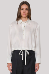 WE-AR4 - The Crawford Blouse - WHTSTRIP