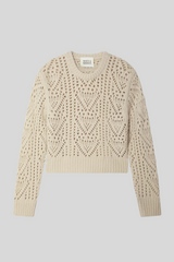White + Warren - Cashmere Blend Crewneck Sweater - IVORY
