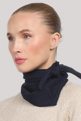 White & Warren - Cashmere Neckerchief - DEEPNAVY