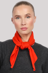 White & Warren - Cashmere Neckerchief - FRNCHRED