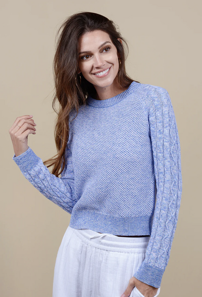 Waffle Pullover by FLAX & SEED – Page Waffle Pullover – ECO D.