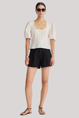 Apiece Apart -  Short Bari Shorts - BLACK