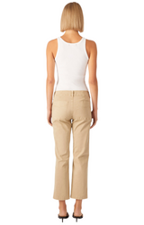 Amo - Lillian Crop Chino - KHAKI