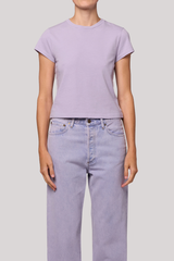 Agolde - Adine Shrunken Tee - LILAC