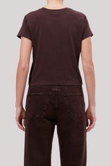 Agolde - Adine Shrunkens Tee - ROOT