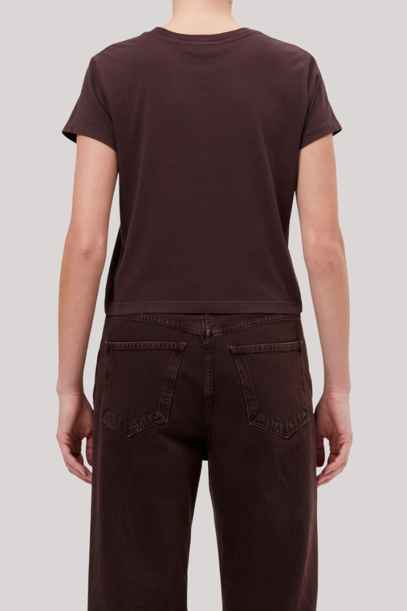 Agolde - Adine Shrunkens Tee - ROOT