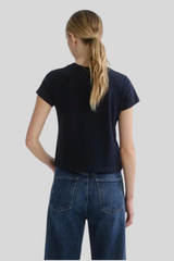 Agolde - Adine Shrunkn Tee - STORM