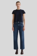 Agolde - Adine Shrunkn Tee - STORM