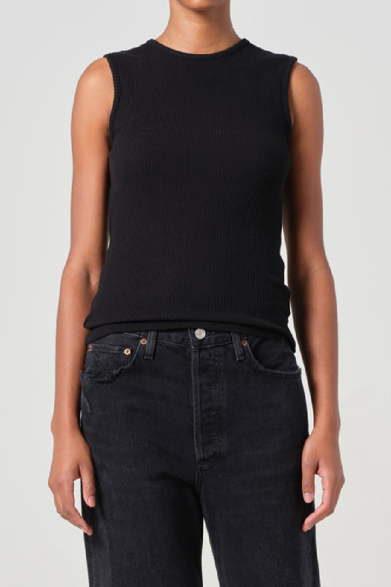 Agolde - Binx Tank - BLACK