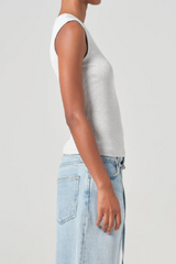 Agolde -  Binx Tank - BRSHGREY