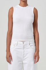 Agolde - Binx Tank - WHITE