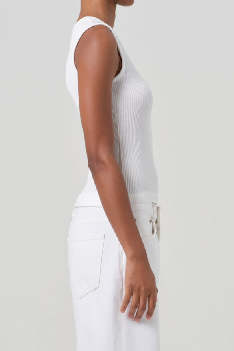 Agolde - Binx Tank - WHITE