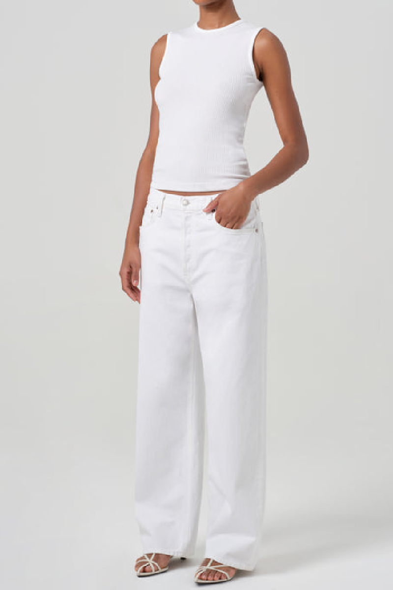 Agolde - Binx Tank - WHITE