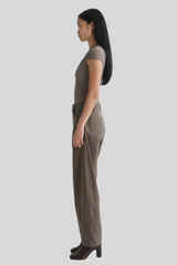 Agolde - Luna Twill Trouser - TAUPE