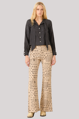 Alix Bohemia - Chancery Crow Dot Silk Shirt - BLKCROW