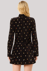 Alix Bohemia - Romy Onyx Bouquet Dress - BLKONYX