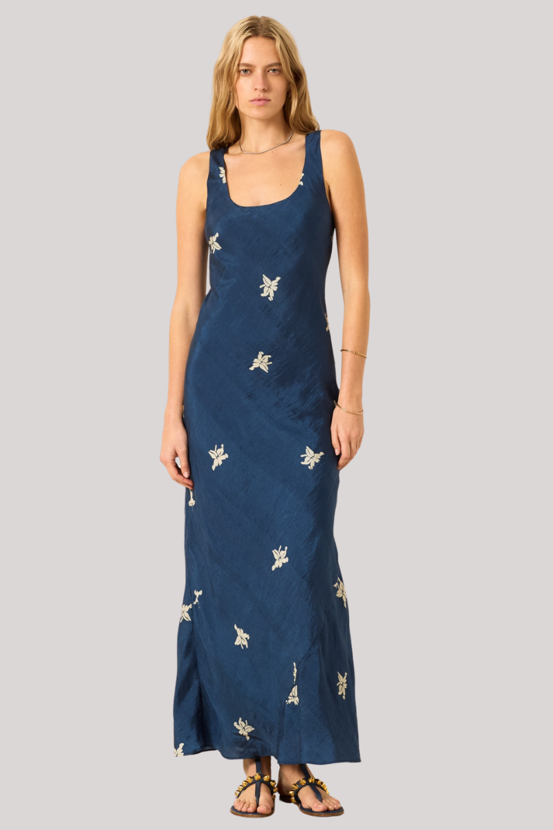 Alix of Bohemia - Adele Pacific Jasmine Dress - BLUEPACI