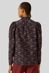 Alix of Bohemia - Artemis Indigo Kilim Shirt - DARKBLUE