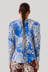 Alix of Bohemia - Artemis Royal Spoke Shirt - MEDBLUE
