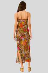 Alix of Bohemia - Athens Bloom Mirage Dress - DRKBROWN