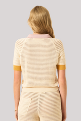 Alix of Bohemia - Lessi Sorbet Crochet Top - WHTSORBT